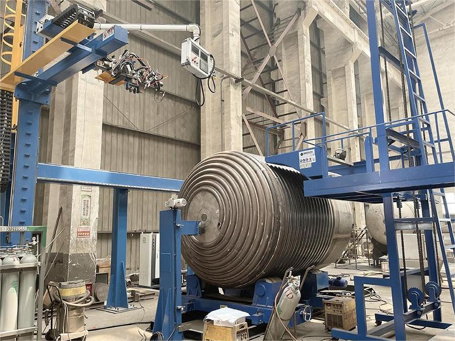 Cylinder Coil Pipe Auto Welding Equipment